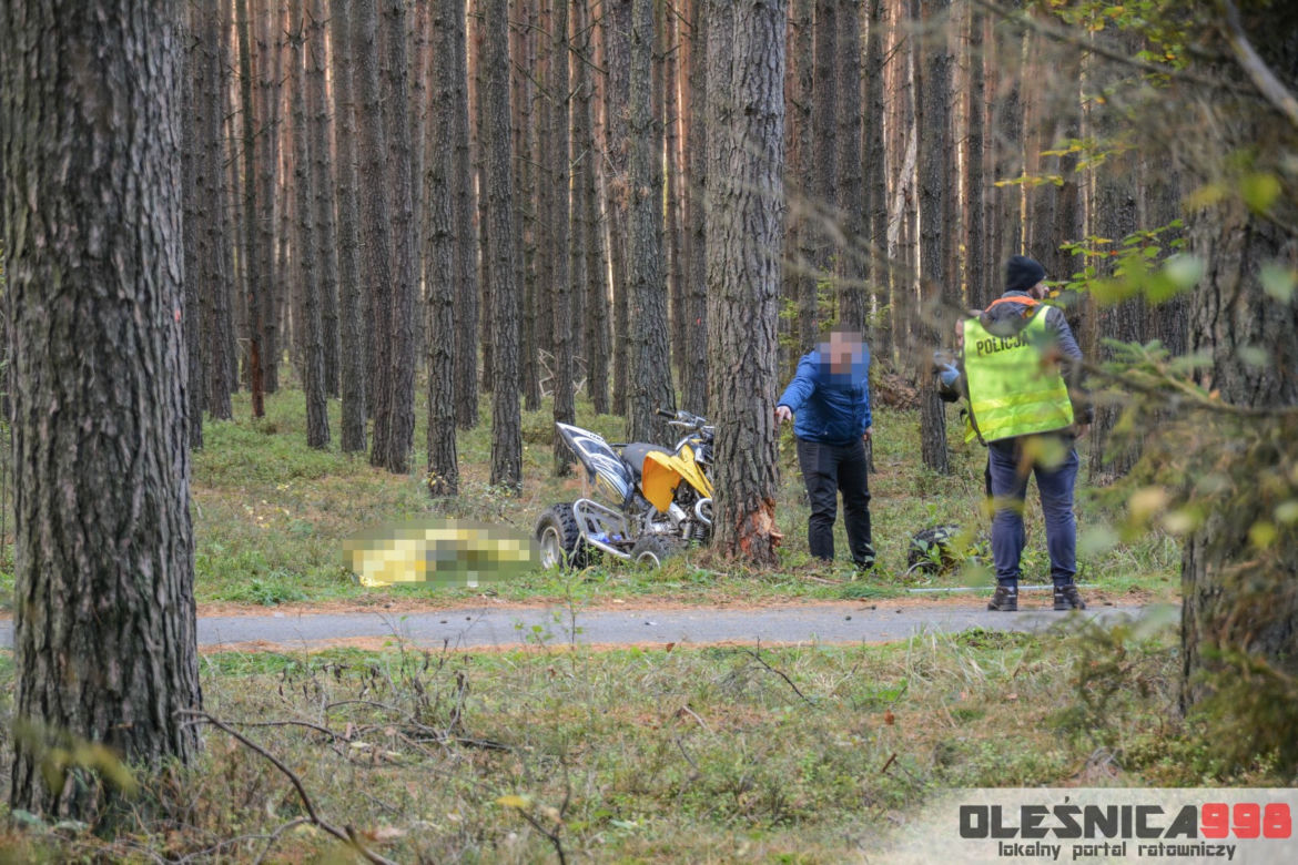 21-latek zginął na quadzie
