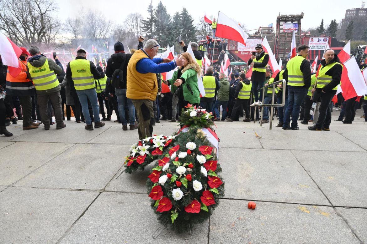 Wrocław. Protest rolników.