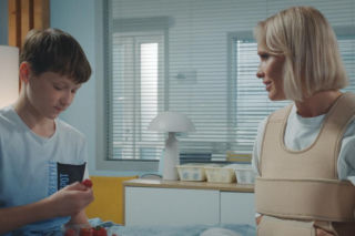 M jak miłość odc. 1895. Dorota (Iwona Rejzner), Franek (Jarosław Śmigielski)