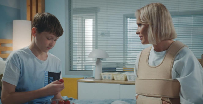 M jak miłość odc. 1895. Dorota (Iwona Rejzner), Franek (Jarosław Śmigielski)