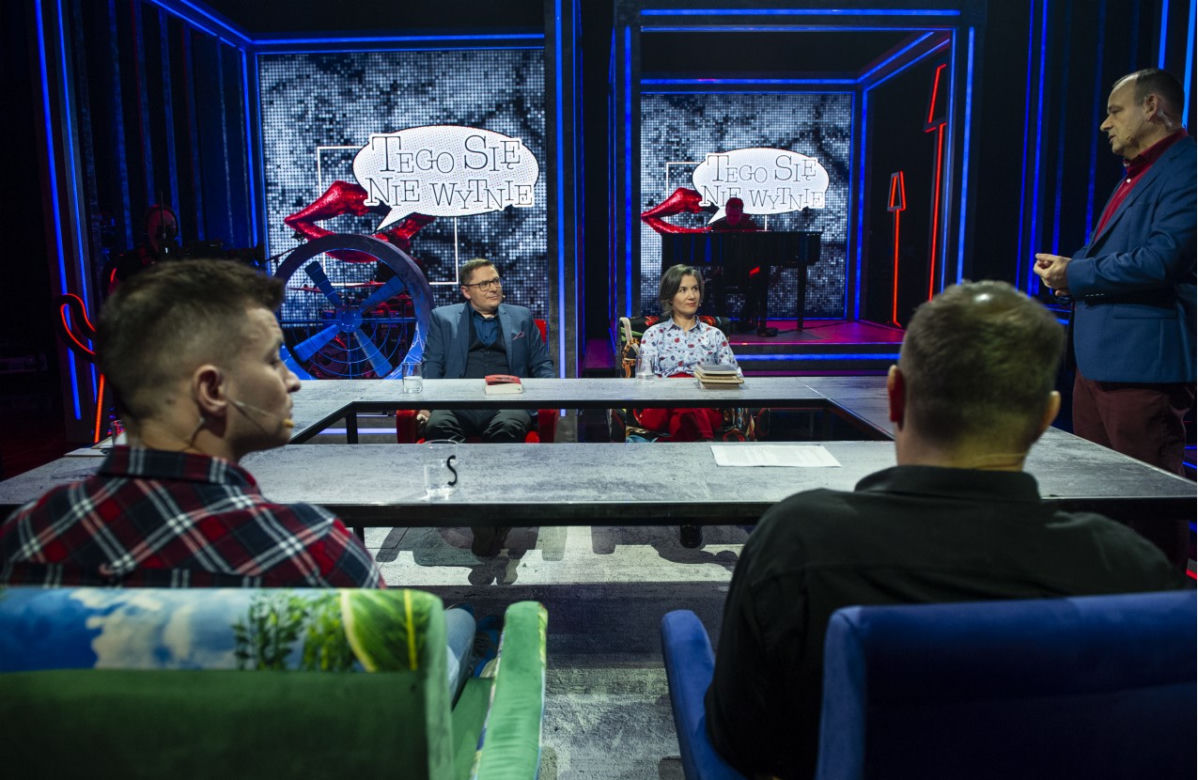 Tomasz Karolak i Jakub Małecki w "Tego się nie wytnie"