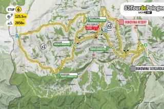 Tour de Pologne 2026 - 6. etap MAPA. Trasa etapu Bukovina Resort - Bukowina Tatrzańska, sobota 8.08.2026