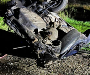 Masakra w Deszcznie! 25-latek zginął w roztrzaskanym BMW [ZDJĘCIA]