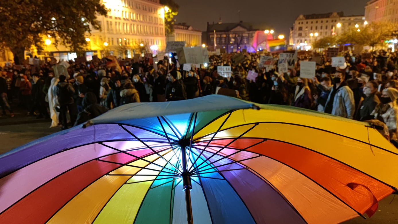 Strajk Kobiet na placu Wolności
