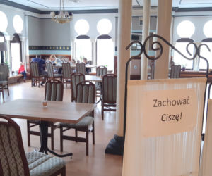 Restauracja zamieniła się w studio telewizyjne