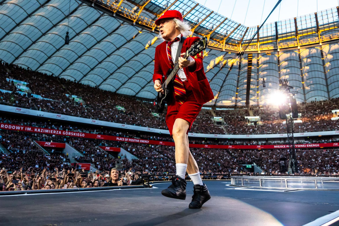 Koncert AC/DC w Warszawie (4.07.2025) - część druga. Organizatorem koncertu jest Live Nation