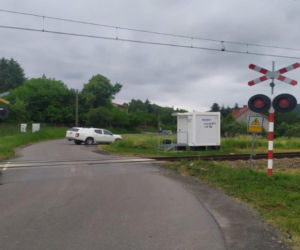Kolizja na przejeździe kolejowym pod Tarnowem