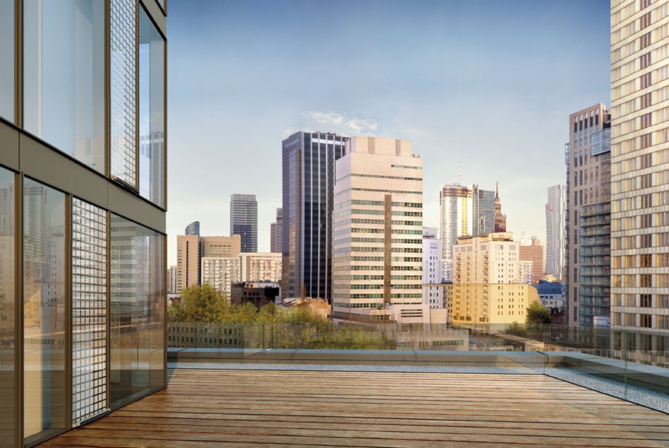 Biurowiec Prime Corporate Center, Warszawa. Taras