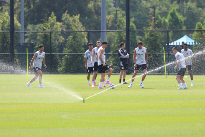 Robert Lewandowski trenuje w Chicago Fire
