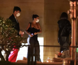 Kendall Jenner i Fai Khadra na kolacji z Kris Jenner