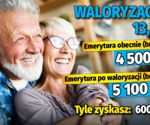 Emerycie, sprawdź ile zyskasz na waloryzacji! 