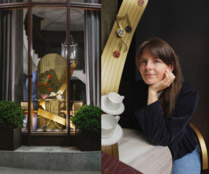 Nowe witryny Café Bristol przyciągają spojrzenia. To dzieło znanej scenografki [ZDJĘCIA]