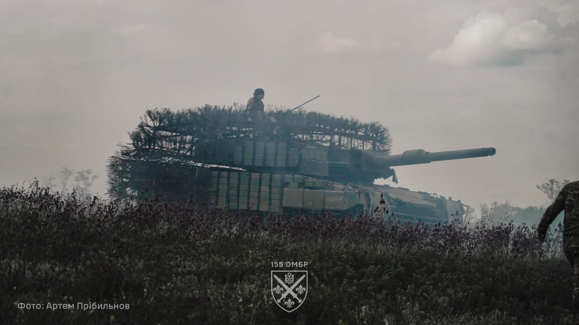 Czołg Leopard 2A4 na Ukrainie