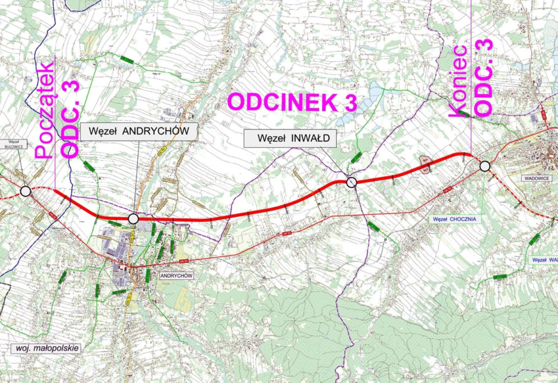 Odcinek od Bulowic do Choczni