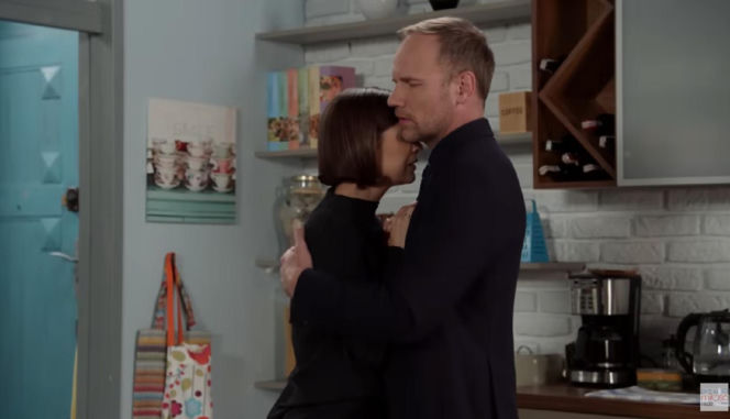 Pierwsza miłość odc. 4119. Kinga (Aleksandra Zienkiewicz), Janek (Maciej Mikołajczyk)