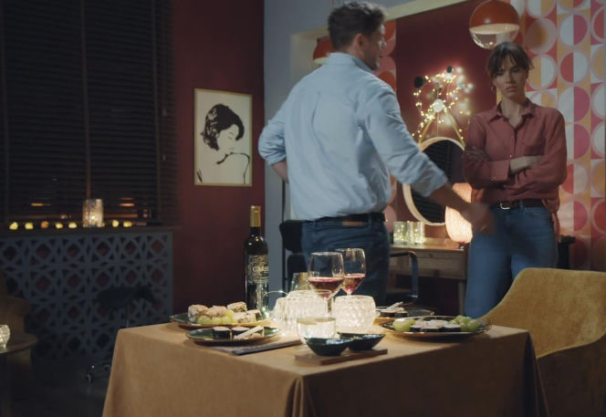 M jak miłość, odcinek 1919. Kama (Michalina Sosna), Marcin (Mikołaj Roznerski)