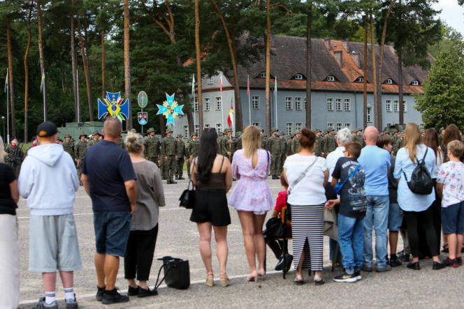 Uroczyste pożegnanie żołnierzy z Wędrzynia