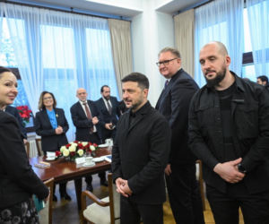 Wołodymyr Zełenski w polskim Sejmie