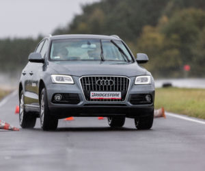 jazda po mokrej nawierzchni Audi Q5
