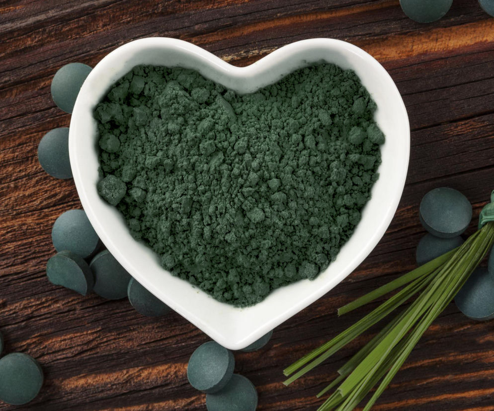 chlorella, algi, glony w proszku