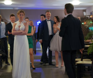 Pierwsza miłość. Jowita (Joanna Opozda) Radek (Mateusz Banasiuk)