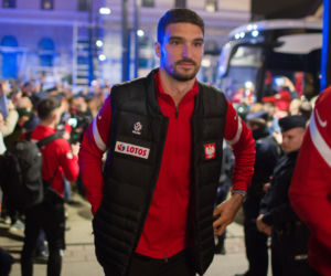 Reprezentacja w hotelu po meczu Polska - Szwecja