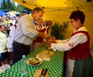 Donald Tusk w Bieszczadach