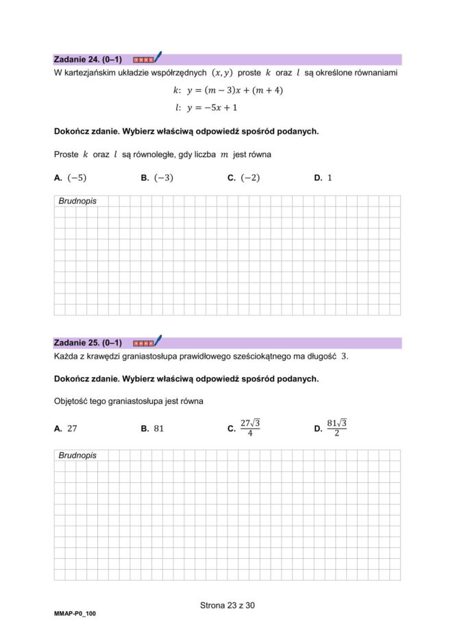 Matura poprawkowa 2026: matematyka - ARKUSZ CKE 24.08.2026