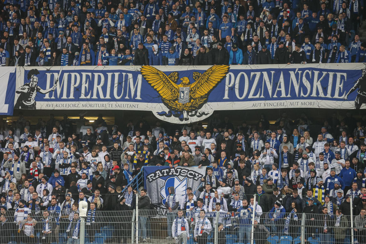 Lech Poznań - Pogoń Szczecin. Zdjęcia kibiców na meczu Fortuna Pucharu Polski