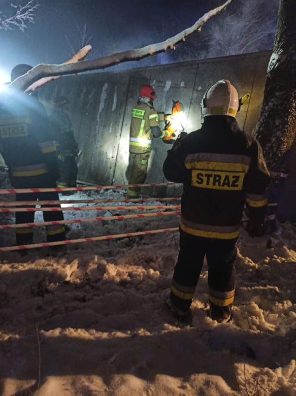 Dukt. 35 świń zginęło w męczarniach! Przygniotły się nawzajem po wypadku MAN-a [ZDJĘCIA]