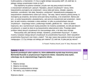 Matura 2026: filozofia 8.05.2026r. Arkusze CKE, poziom podstawowy [Formuła 2023]