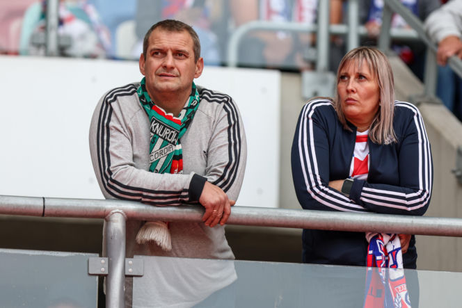 Górnik Zabrze - Lech Poznań: Zdjęcia kibiców i zawodników z meczu 8. kolejki PKO BP Ekstraklasy