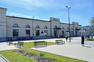 Dworzec kolejowy w Białymstoku po modernizacji