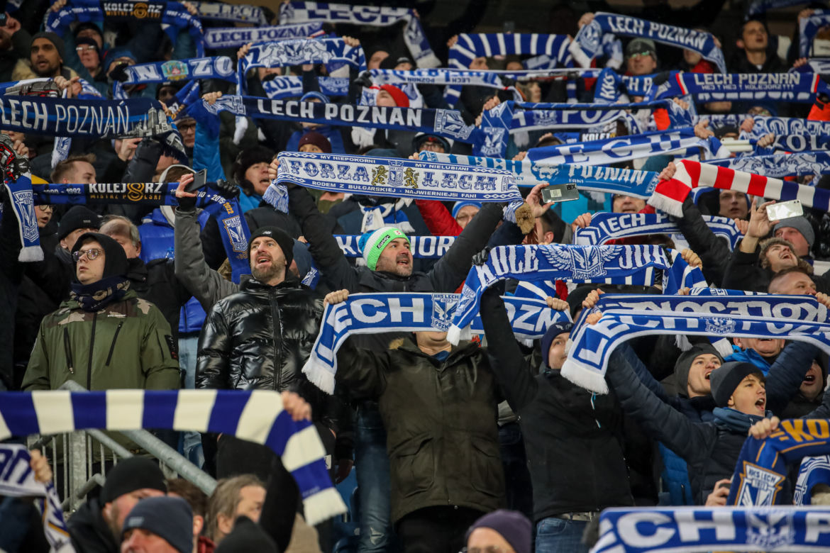 Tak bawili się kibice na meczu Lech Poznań - Djurgardens