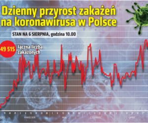 Koronawirus w Polsce. Wykresy, grafiki, statystyki (6 sierpnia)