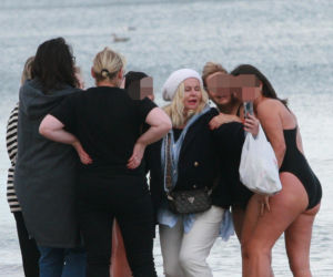 Morsy dorwały Joannę Kurowską na plaży