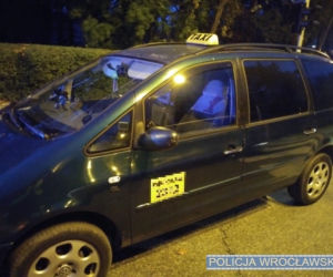 Fałszywy taksówkarz woził pasażerów po Wrocławiu