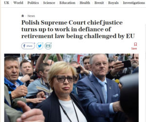 Zagraniczne media komentują zmiany w polskim sądownictwie