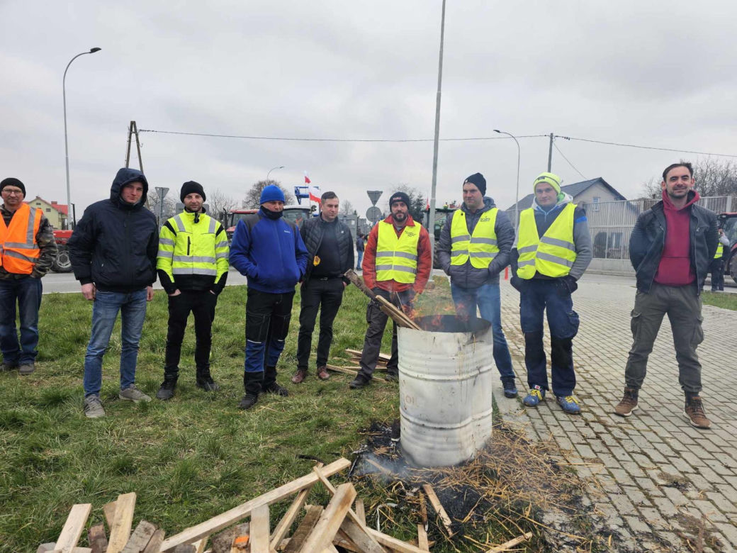 Protest rolników na Podkarpaciu