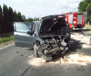 Wypadek w Ciechanowie na ul. Przasnyskiej (19 sierpnia)