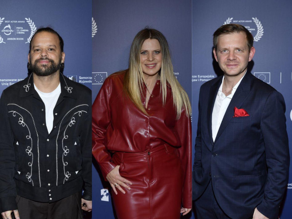 Bezrobotny Piróg, kolorowa Sadowska i amerykański Zawierucha na premierze filmu