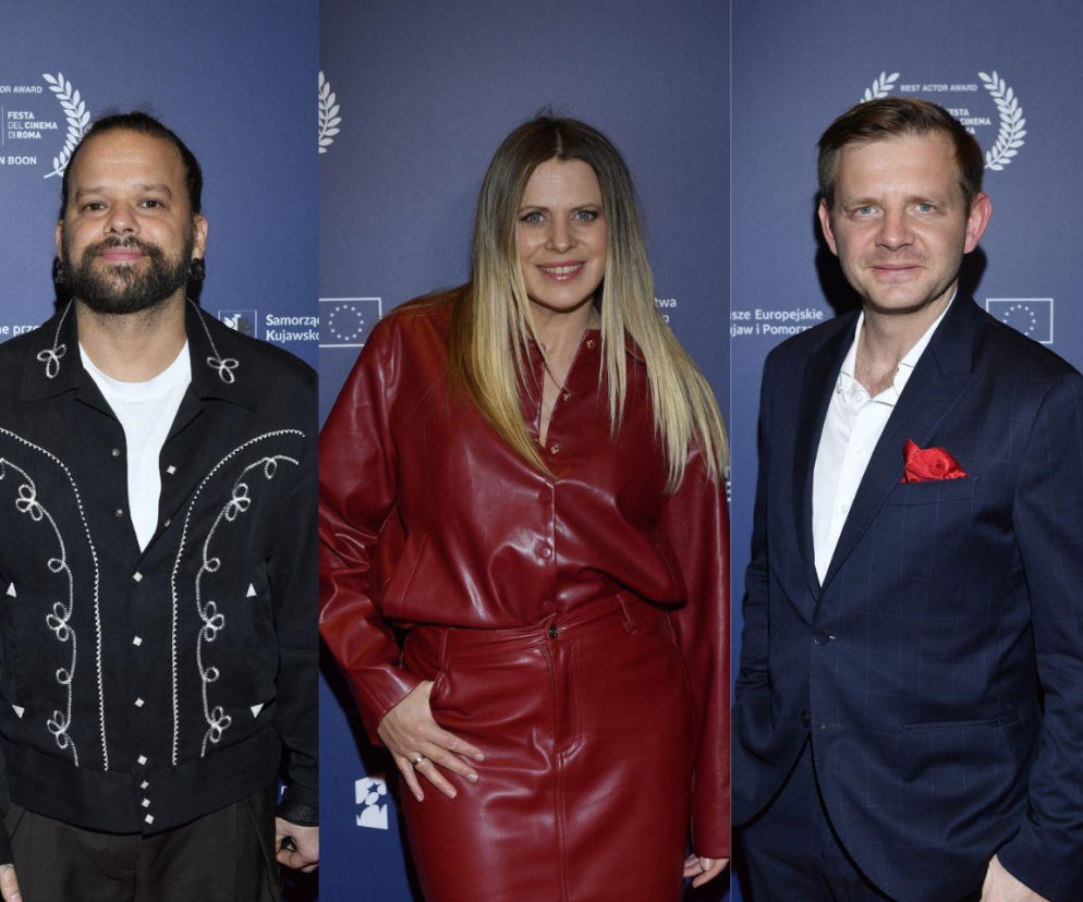 Bezrobotny Piróg, kolorowa Sadowska i amerykański Zawierucha na premierze filmu