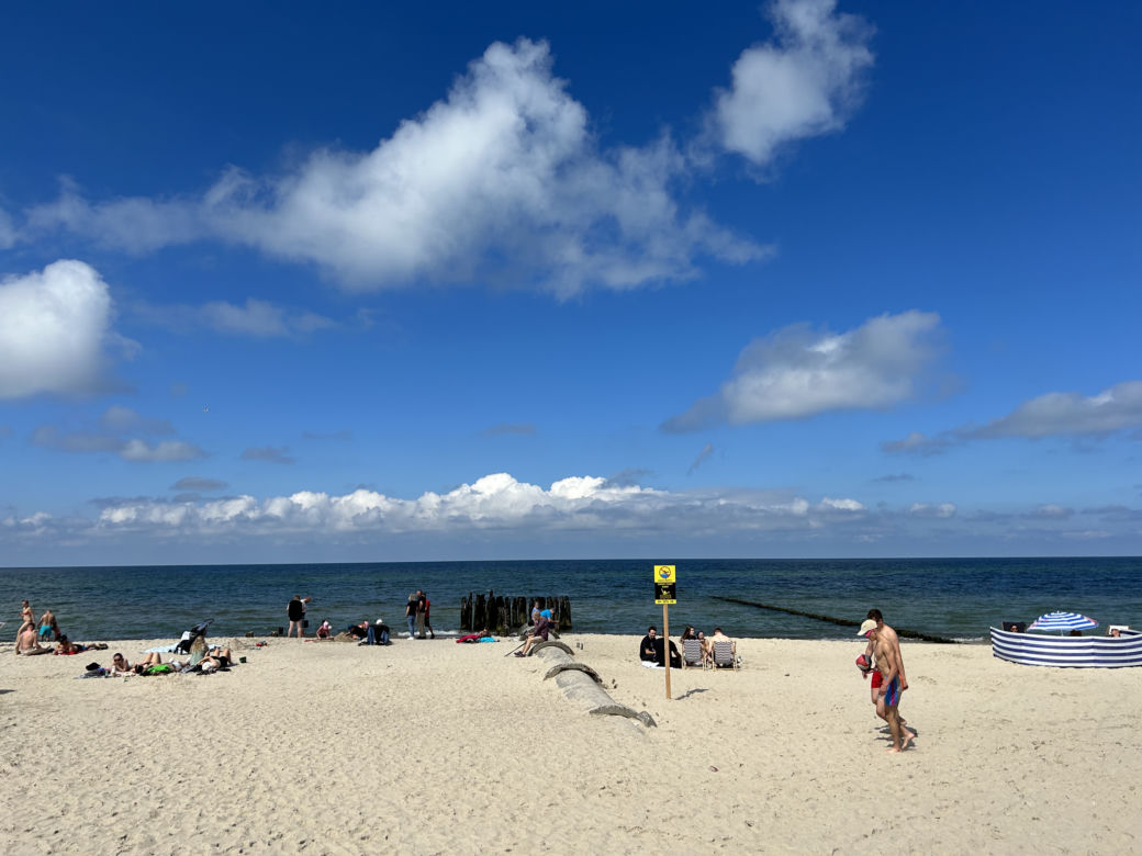 Plaża w Kołobrzegu