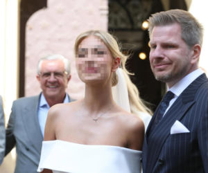Filip Chajzer ożenił się z 20-letnią Bianką. Na ceremonii zabrakło jej matki i syna dziennikarza. Znamy powód