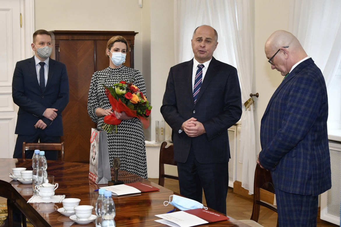 Podpisanie umowy o współpracy pomiędzy UPH i ZSP nr 1 w Siedlcach