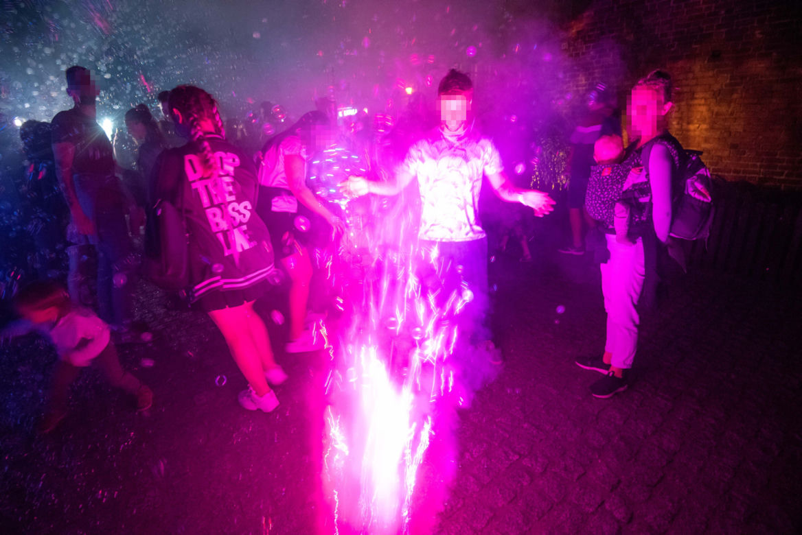 Kolejny Bella Skyway Festival czyli święto sztuki i światła. Jak na razie bez większych tłumów na Starówce