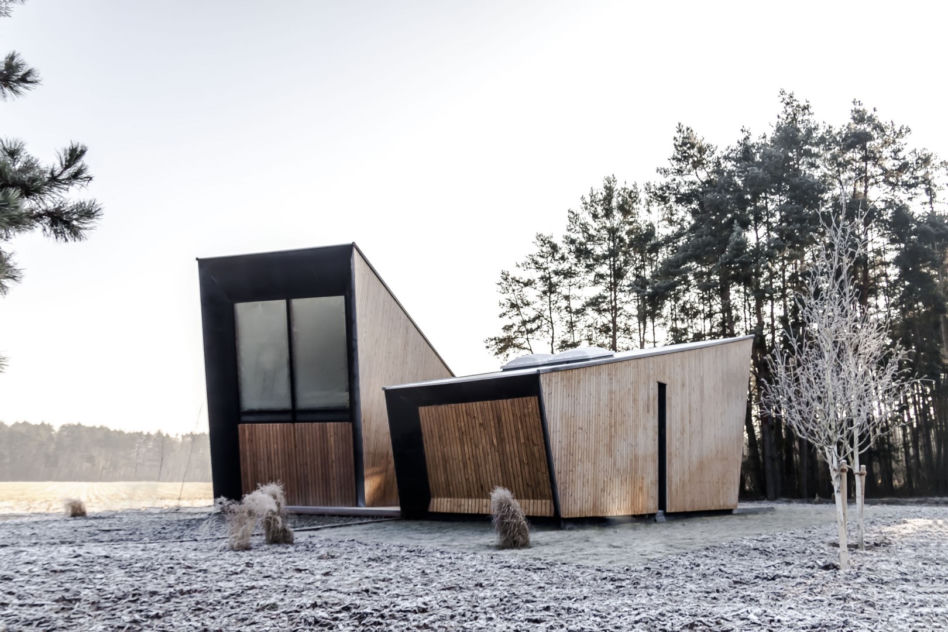 Cichosza: zespół całorocznych domków w Szydłowie projektu Modernstudio