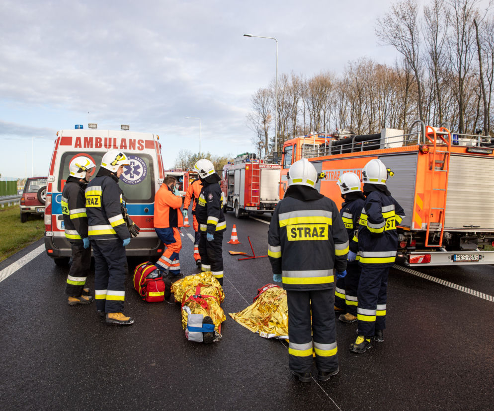 Wypadek w Cybulicach Małych