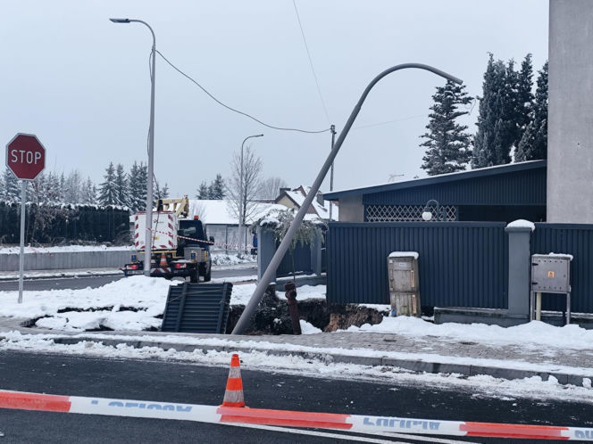 Zapadlisko w Olkuszu