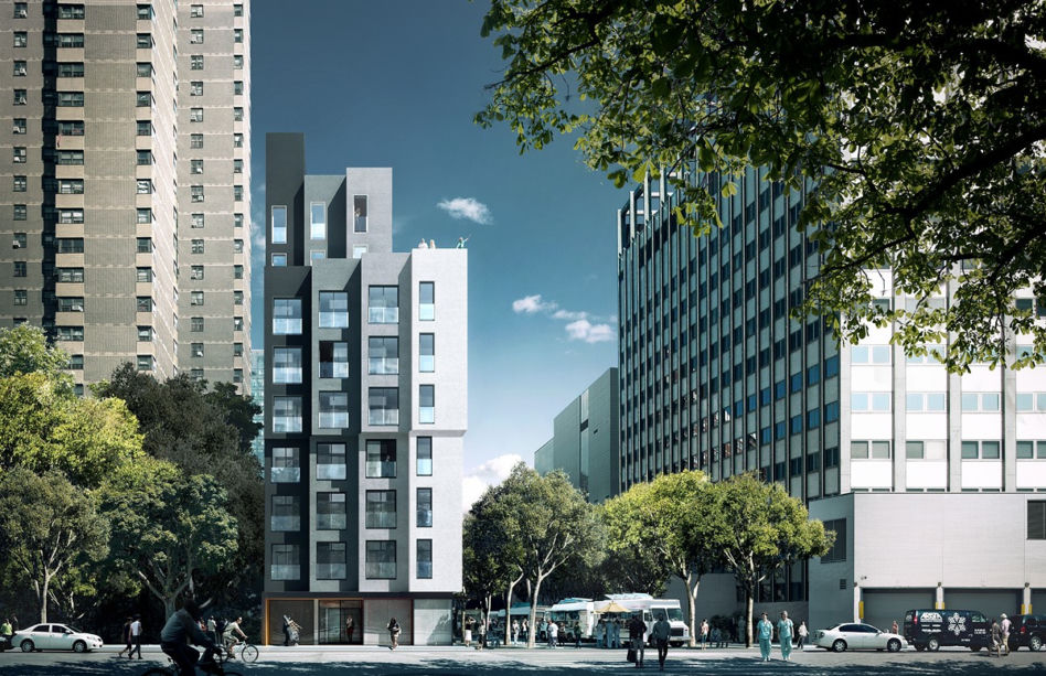 Modułowy mikroapartamentowiec na Manhattanie